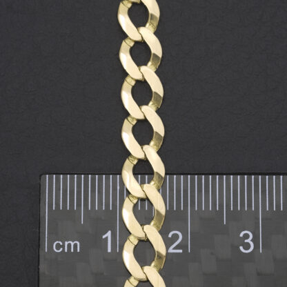 9ct Yellow Gold Curb Chain 24" 6mm - Image 4