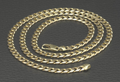 9ct Yellow Gold Curb Chain 24" 5mm - Image 3