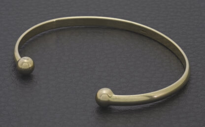 9ct Yellow Gold Torque Bangle - Image 2