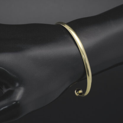 9ct Yellow Gold Torque Bangle - Image 3