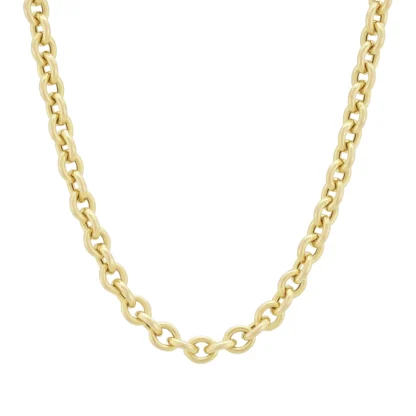 9ct Yellow Gold Belcher Chain 21" 5mm