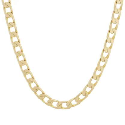 9ct Yellow Gold Curb Chain 20.5" 5.5mm