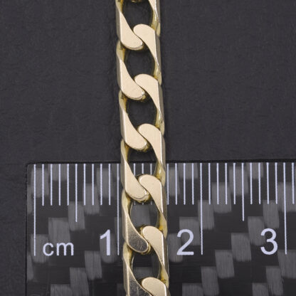 9ct Yellow Gold Curb Chain 20.5" 5.5mm - Image 2