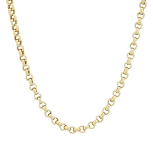 9ct Yellow Gold Belcher Chain 26.5&#8243; 4mm