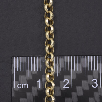 9ct Yellow Gold Belcher Chain 26.5" 4mm - Image 2