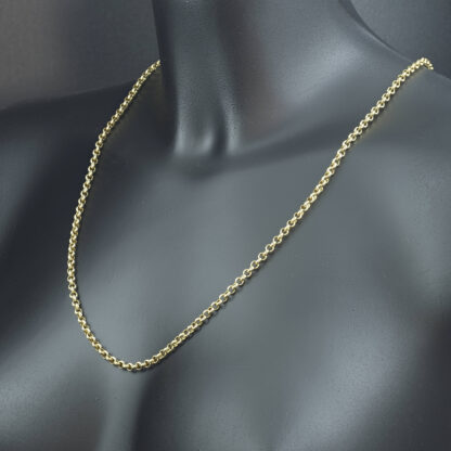 9ct Yellow Gold Belcher Chain 26.5" 4mm - Image 4