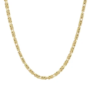 9ct Yellow Gold Byzantine Chain 24.5&#8243; 2.5mm