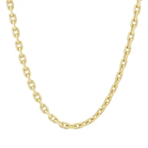 9ct Yellow Gold Fancy Link Chain 20&#8243; 3.5mm