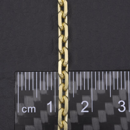 9ct Yellow Gold Fancy Link Chain 20" 3.5mm - Image 2