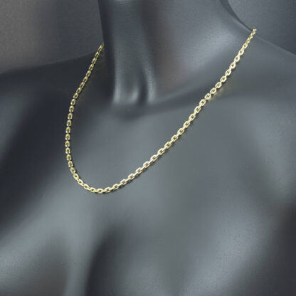 9ct Yellow Gold Fancy Link Chain 20" 3.5mm - Image 4