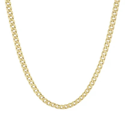 9ct Yellow Gold Cuban Link Chain 20.5″ 3.5mm