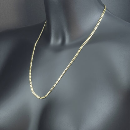 9ct Yellow Gold Cuban Link Chain 20.5″ 3.5mm - Image 3