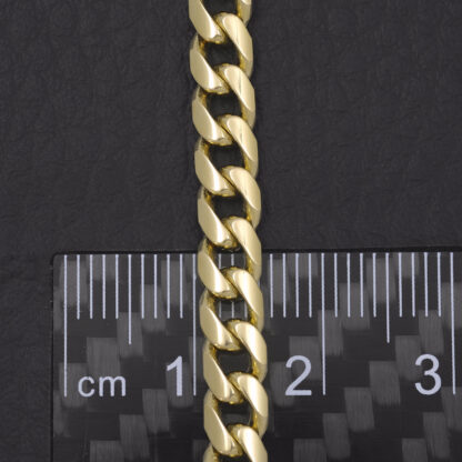 9ct Yellow Gold Cuban Link Chain 19″ 5mm - Image 5