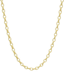 18ct Yellow Gold Belcher Chain 18.5&#8243; 3.5mm