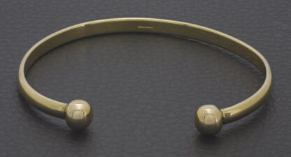 9ct Yellow Gold Torque Bangle - Image 4