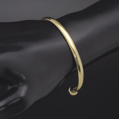 9ct Yellow Gold Torque Bangle - Image 2