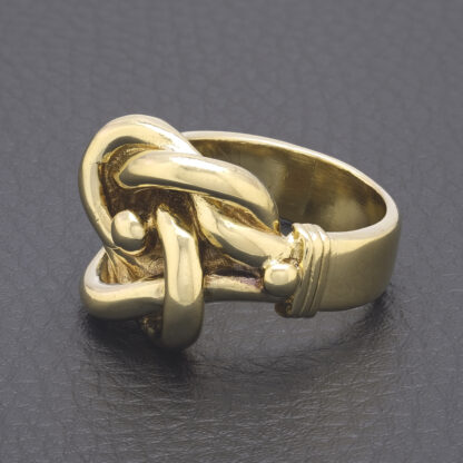 9ct Yellow Gold Knot Ring - Image 3