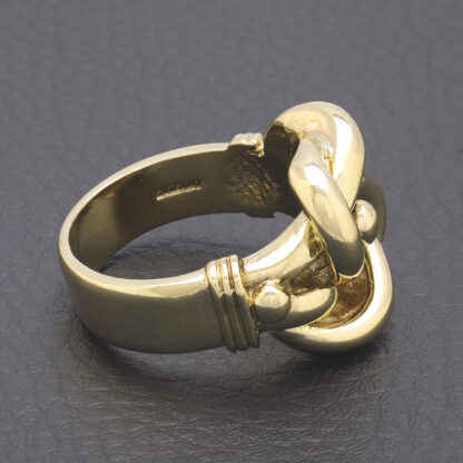 9ct Yellow Gold Knot Ring - Image 2