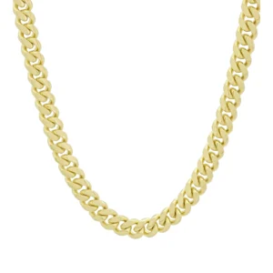 18ct Yellow Gold Cuban Chain 22&#8243; 6mm