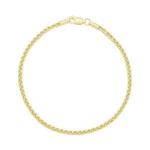 18ct Yellow Gold Franco Bracelet 7.5&#8243; 1.5mm