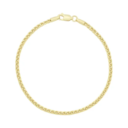 18ct Yellow Gold Franco Bracelet 7.5" 1.5mm