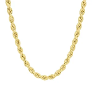 9ct Yellow Gold Rope Chain 31&#8243; 4.5mm