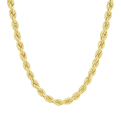 9ct Yellow Gold Rope Chain 31" 4.5mm