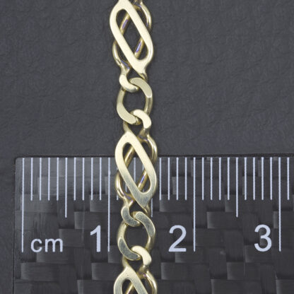 9ct Yellow Gold Fancy Link Chain 20.5" 5mm - Image 4