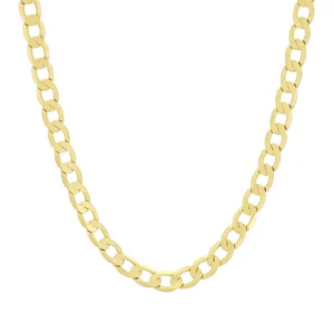 9ct Yellow Gold Curb Chain 20&#8243; 5mm