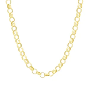 9ct Yellow Gold Belcher Chain 20&#8243; 4.5mm