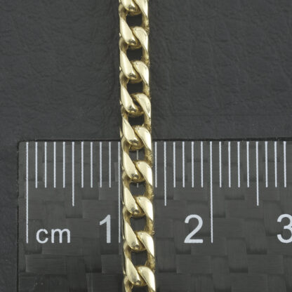 9ct Yellow Gold Franco Chain 25" 3.5mm - Image 4