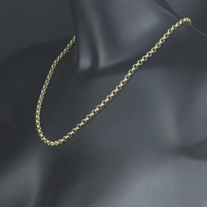 9ct Yellow Gold Belcher Chain 22" 5mm - Image 3