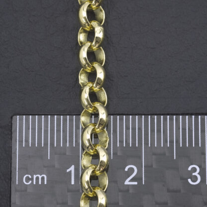 9ct Yellow Gold Belcher Chain 22" 5mm - Image 5