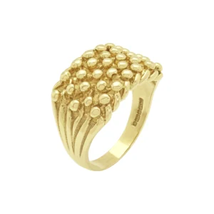 9ct Yellow Gold Keeper Ring