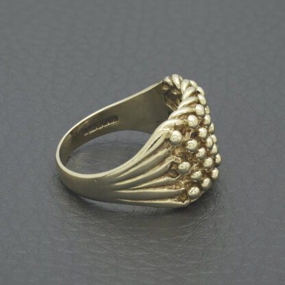 9ct Yellow Gold Keeper Ring - Image 3