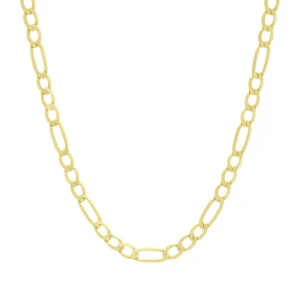 9ct Yellow Gold Figaro Chain 20&#8243; 4.5mm