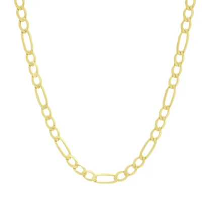 9ct Yellow Gold Figaro Chain 20" 4.5mm