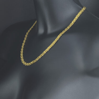 9ct Yellow Gold Byzantine Chain 20" 6mm - Image 5