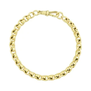 9ct Yellow Gold Roller Ball Bracelet 7.5&#8243; 6mm