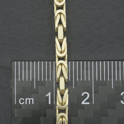 14ct Yellow Gold Byzantine Chain 20" 3mm - Image 5