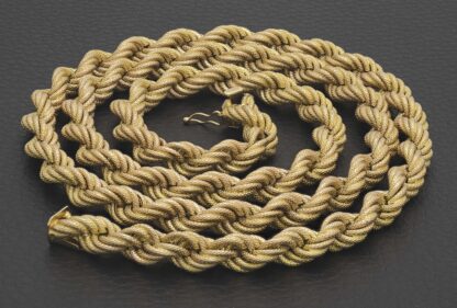 9ct Yellow Gold Rope Chain 28" 8mm - Image 2