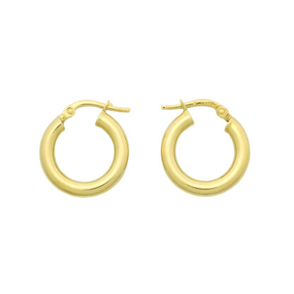 18ct Yellow Gold Hoop Earrings