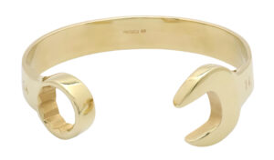 9ct Yellow Gold Spanner Bangle