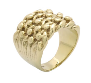 9ct Yellow Gold Keeper Ring