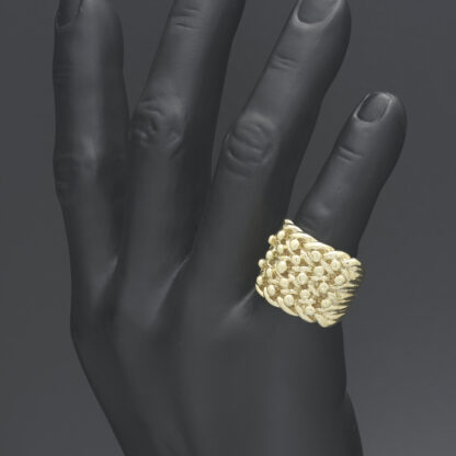 9ct Yellow Gold Keeper Ring - Image 4