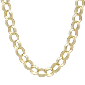 9ct Yellow Gold Belcher Chain 29″ 16mm