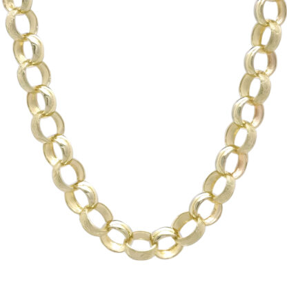 9ct Yellow Gold Belcher Chain 29″ 16mm