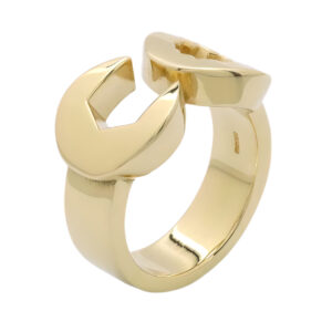 9ct Yellow Gold Spanner Ring