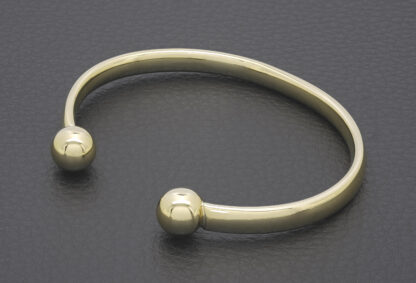 9ct Yellow Gold Torque Bangle - Image 3