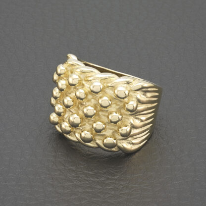 9ct Yellow Gold Keeper Ring - Image 2